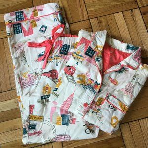 Nick & Nora Flannel Pajama Set with Pockets